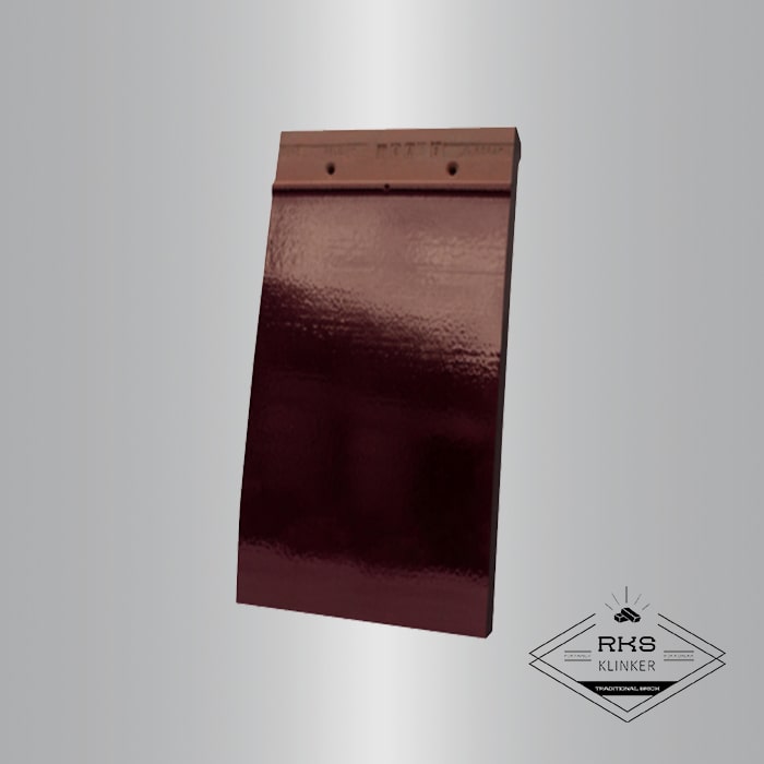 Керамическая черепица Koramic, Plain Tile Smooth, Wine Red Glazed в Старом Осколе